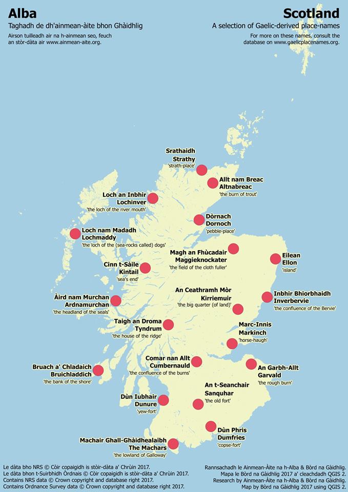 Gaelic Place Names American Name Society - 